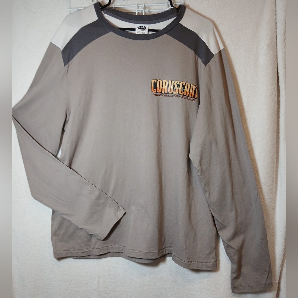 Star Wars Long Sleeve  T-shirt Coruscant L Disney Store